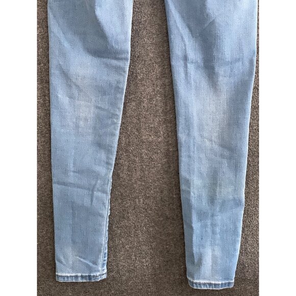 Aeropostale Blue Denim Jeans High Waisted Jegging 5 Pocket Women 00 Regular - Picture 15 of 16